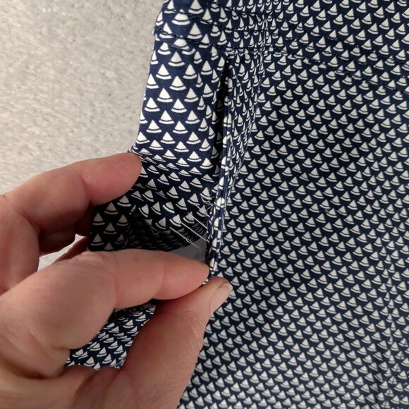 Talbots Skirt Women's 6P Petite Navy Blue Cotton Stretch Career - Picture 6 of 8